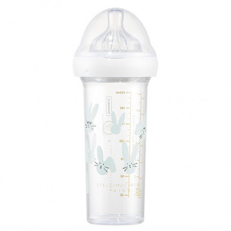 Biberon 210ml 0/6mois LE BIBERON FRANCAIS Lapin vert By Stella Mc Cartney