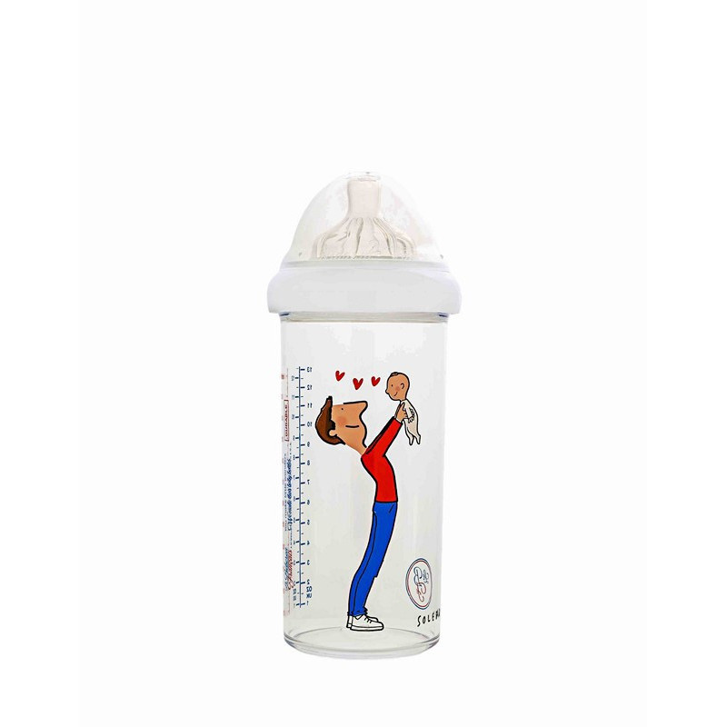 Biberon 360 ml LE BIBERON FRANCAIS Papa-bébé par Soledad