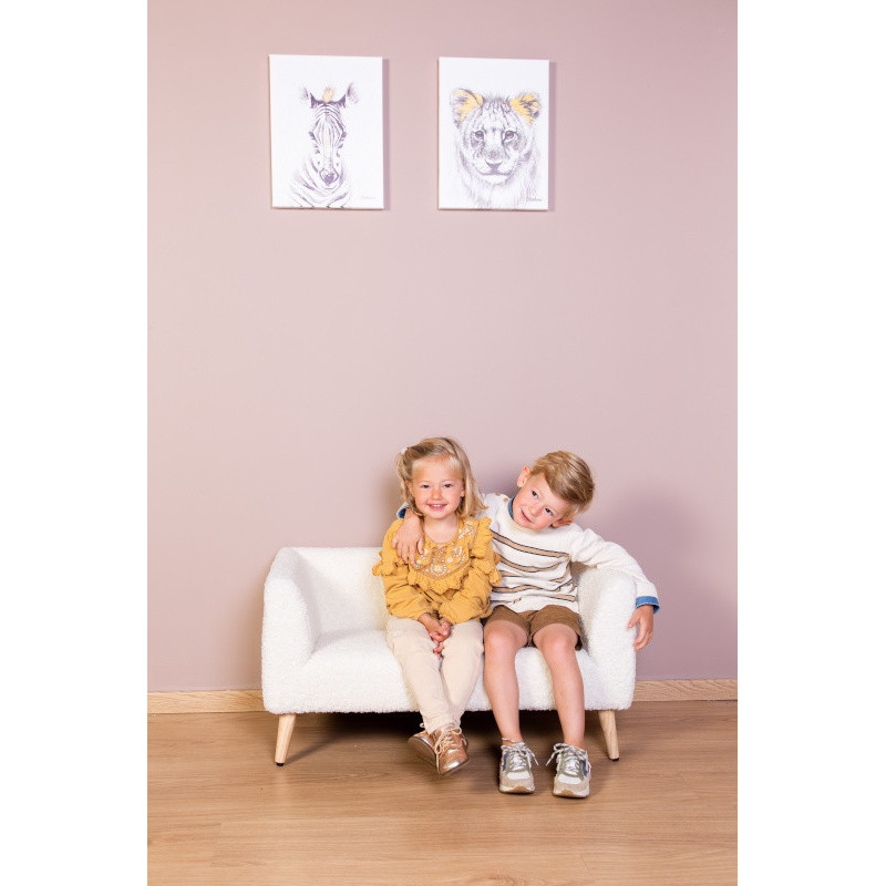 Banc pour enfant CHILDHOME Teddy écru