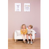 Banc pour enfant CHILDHOME Teddy écru