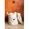 Lot de 3 paniers Teddy CHILDHOME Écru