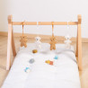 Lot de 4 oursons Teddy à suspendre CHILDHOME Beige/écru