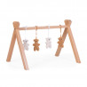 Lot de 4 oursons Teddy à suspendre CHILDHOME Beige/écru