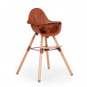 Chaise-haute Evolu 2 CHILDHOME Naturel/Terracotta