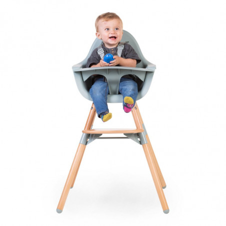Chaise-haute Evolu 2 CHILDHOME Naturel/Menthe