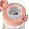 Gourde en inox 350ml + anse BEABA Old pink