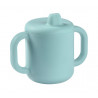 Tasse d'apprentissage en silicone BEABA Blue