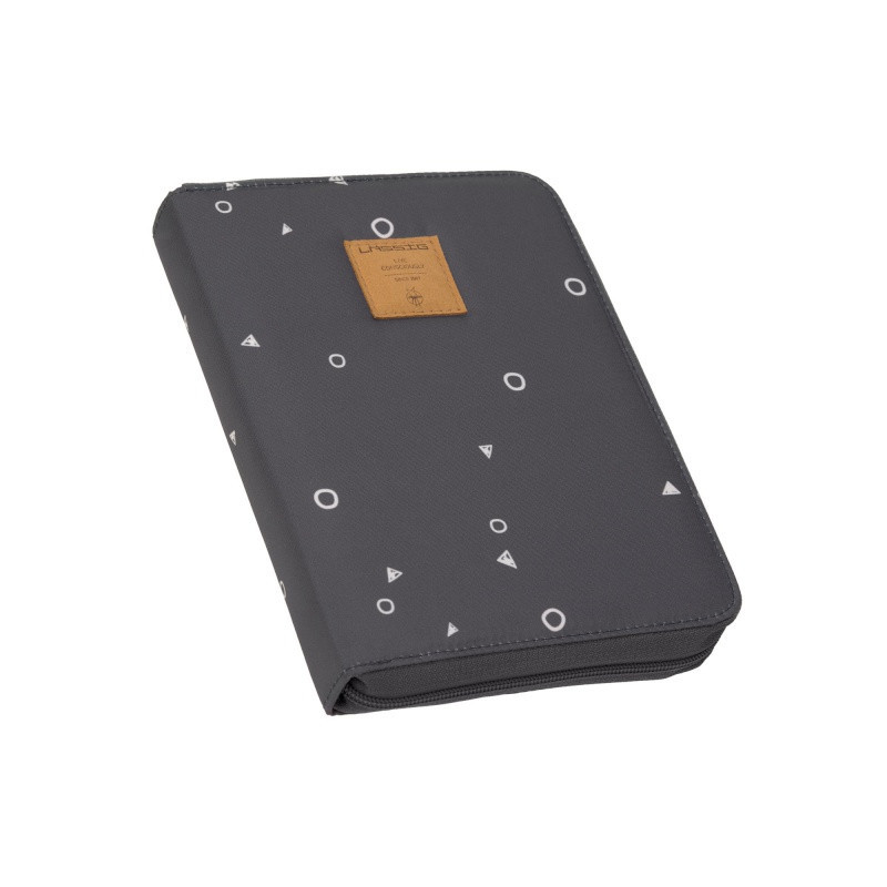 Protège carnet de santé LASSIG Universe Anthracite