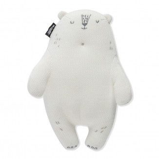 Doudou en tricot ours MINENE Crème
