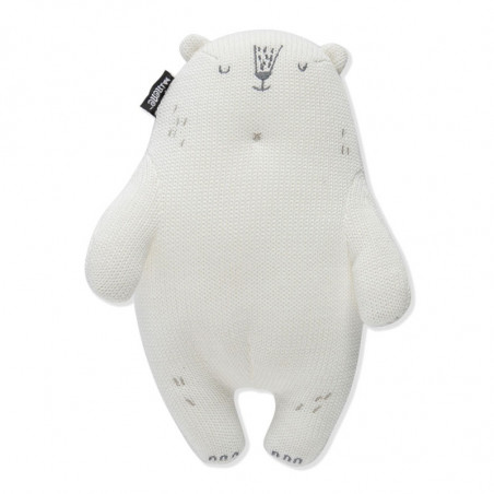 Doudou en tricot ours MINENE Crème