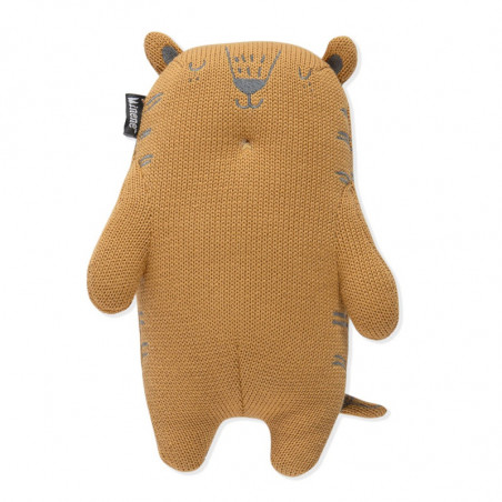 Doudou en tricot tigre MINENE Ocre