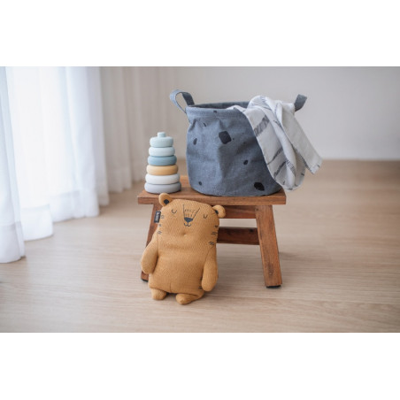 Doudou en tricot tigre MINENE Ocre