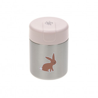 Thermos repas 315ml Little forest LASSIG Lapin rose