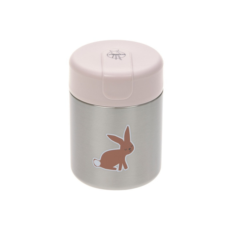Thermos repas 315ml Little forest LASSIG Lapin rose
