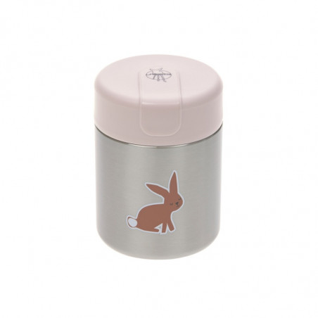 Thermos repas 315ml Little forest LASSIG Lapin rose