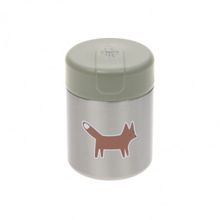 Thermos repas 315ml Little forest LASSIG Renard olive