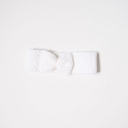 Bandeau avec nœud 3/6m MLT Blanc