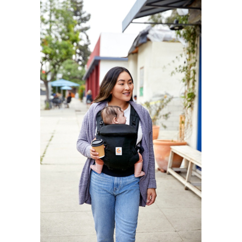 Porte bébé Adapt Coton SoftTouch™ ERGOBABY Noir onyx