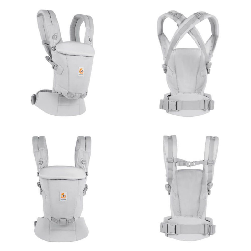 Porte bébé Adapt Coton SoftTouch™ ERGOBABY Gris perle
