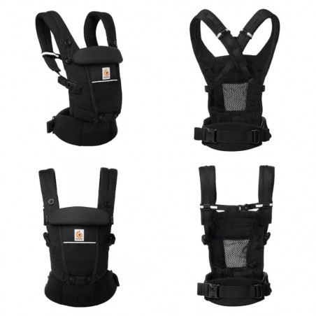 Porte bébé Adapt SoftFlex™ Mesh ERGOBABY Noir onyx