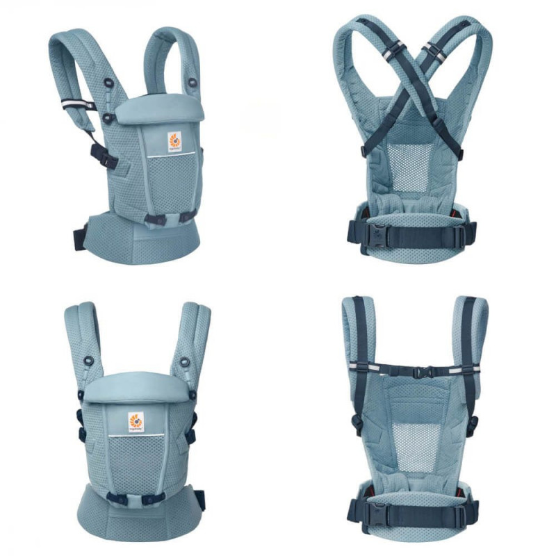 Porte bébé Adapt SoftFlex™ Mesh ERGOBABY Bleu ardoise