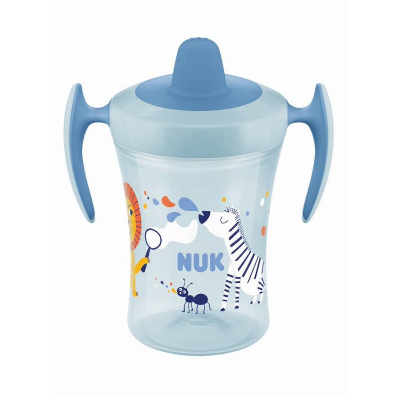 Tasse Trainer Cup avec poignées 6m+ NUK Bleu