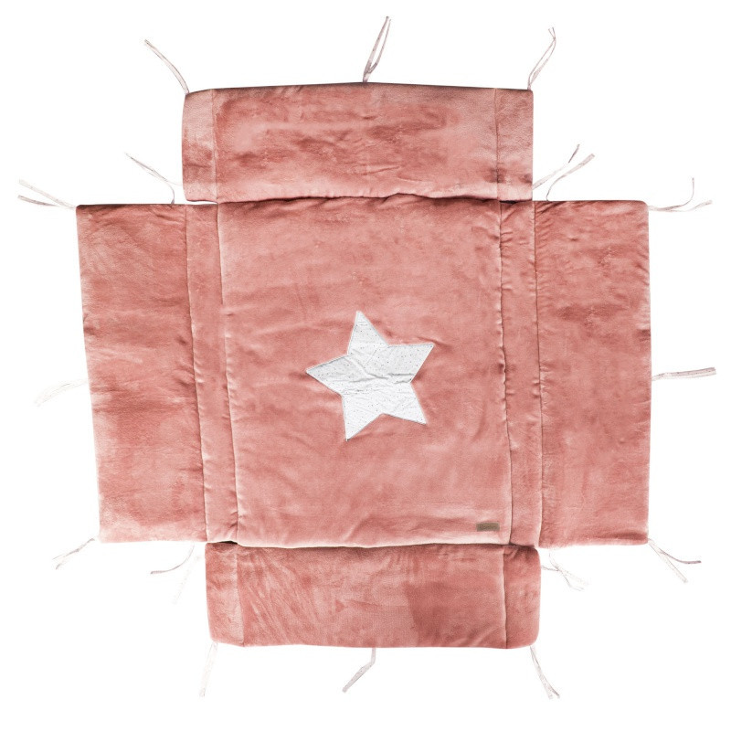 Tapis de parc avec bords 75x95 ou 100x100 DOMIVA Terracotta