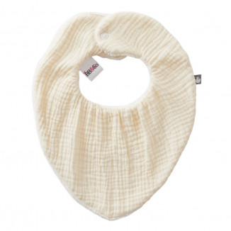 Bavoir bandana bambou/ gaze BB&CO Mousse de lait