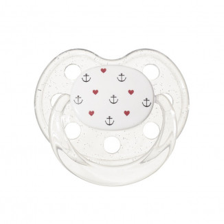 Sucette 0-6 mois Ancres et Cœurs LE BIBERON FRANCAIS Marine Nationale