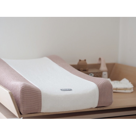 Housse matelas à langer Sofalange BEABA Vieux rose