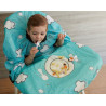 Bavoir intégral bébé et chaise haute GRABEASE Turquoise