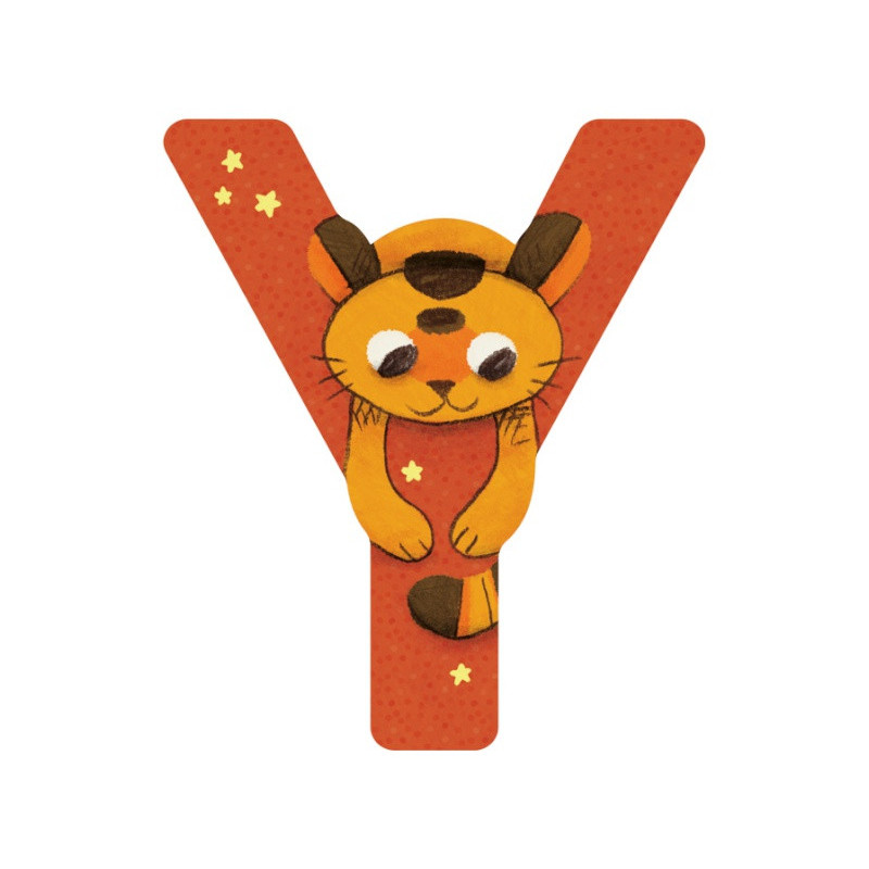 Lettre en bois "Y" MOULIN ROTY Vert