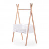 Berceau tipi CHILDHOME Naturel/blanc
