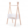 Berceau tipi CHILDHOME Naturel/blanc