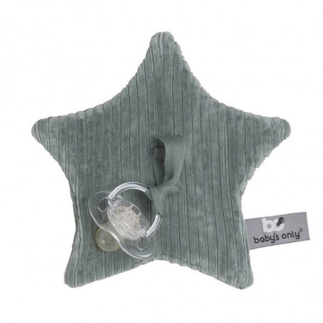 Doudou et attache-sucette Sense BABY'S ONLY Vert d'eau