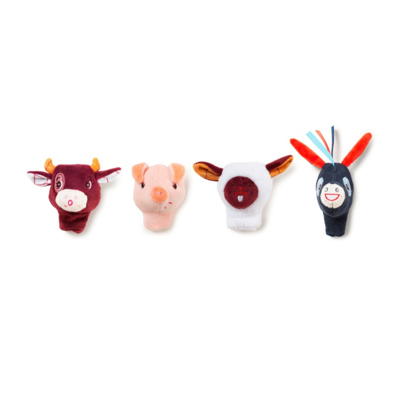 Marionnettes à doigts LES LILLIPUTIENS Ferme