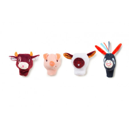Marionnettes à doigts LES LILLIPUTIENS Ferme