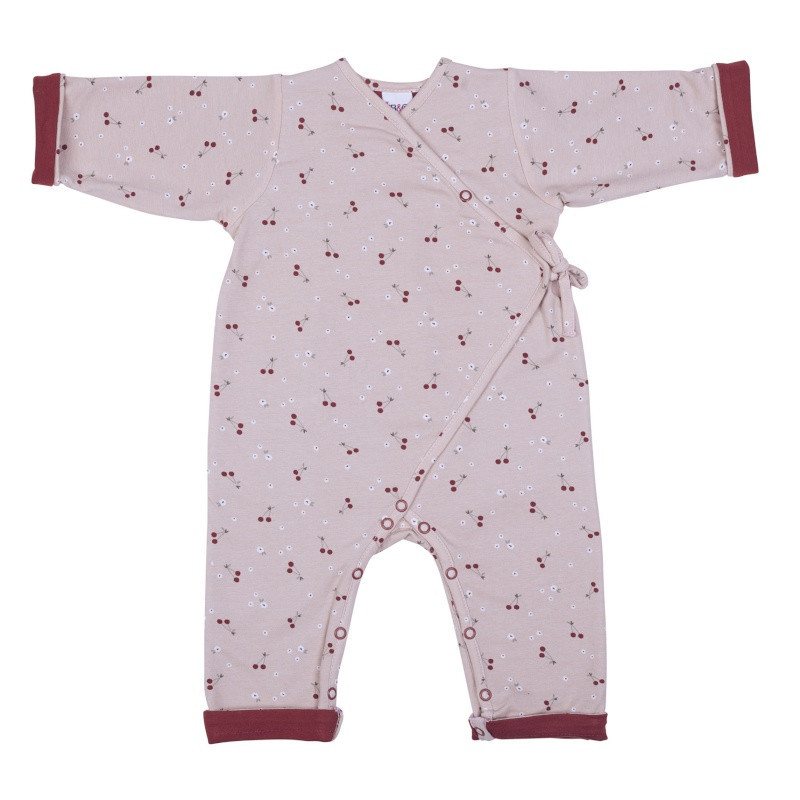 Combinaison forme Kimono 12m BB&CO Cerise