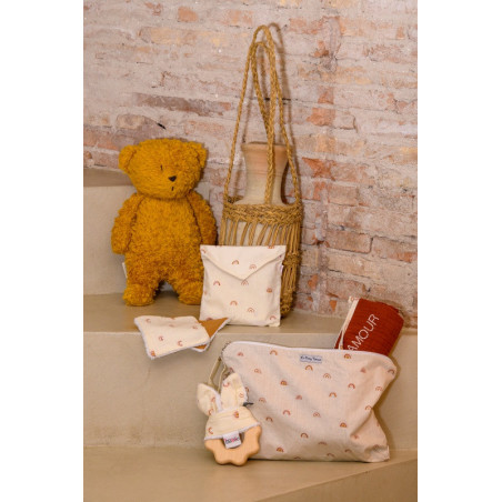 Baby-trousse plastifiée BB&CO Arc-en-ciel