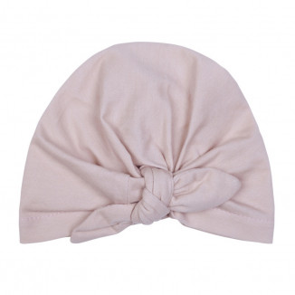 Bonnet forme turban BB&CO Nude