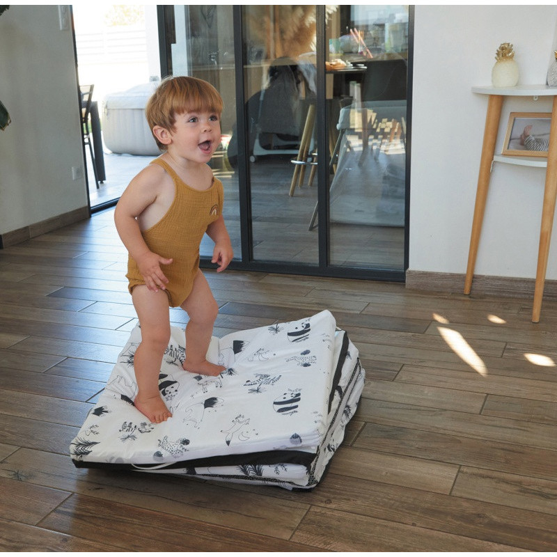 Tapis de motricité XL CANDIDE Black & White Expérience