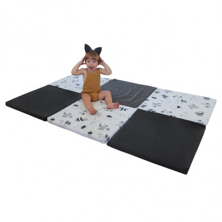 Tapis de motricité XL CANDIDE Black & White Expérience