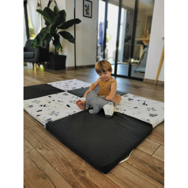 Tapis de motricité XL CANDIDE Black & White Expérience