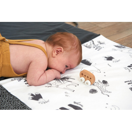 Tapis de motricité XL CANDIDE Black & White Expérience