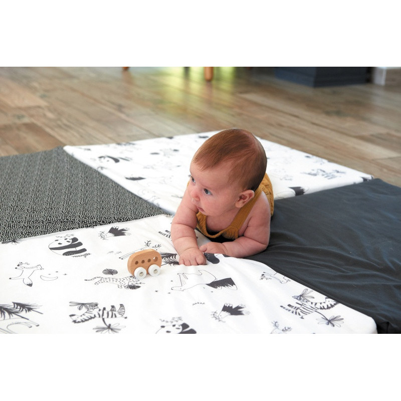 Tapis de motricité XL CANDIDE Black & White Expérience