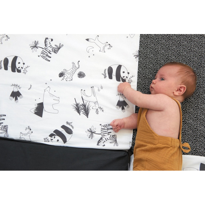 Tapis de motricité XL CANDIDE Black & White Expérience