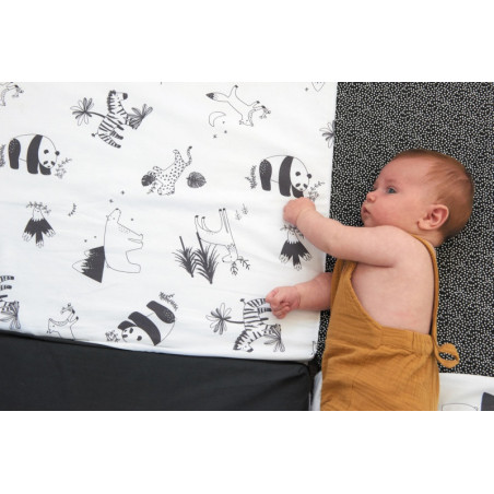 Tapis de motricité XL CANDIDE Black & White Expérience