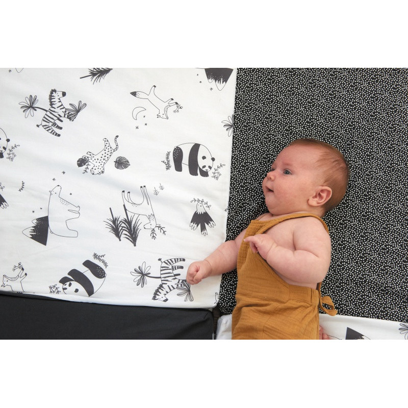 Tapis de motricité XL CANDIDE Black & White Expérience