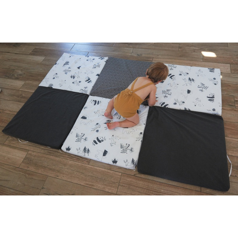 Tapis de motricité XL CANDIDE Black & White Expérience