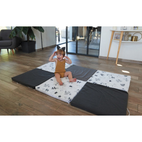 Tapis de motricité XL CANDIDE Black & White Expérience